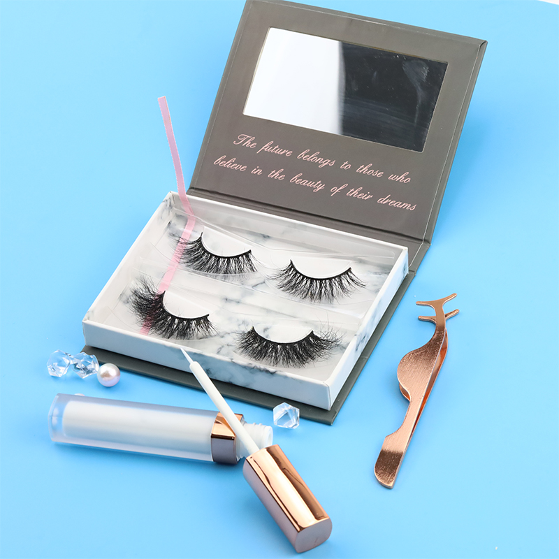 Factory price 25mm 3d mink eyelashes real siberian mink 25mm lashes with customized own box YY